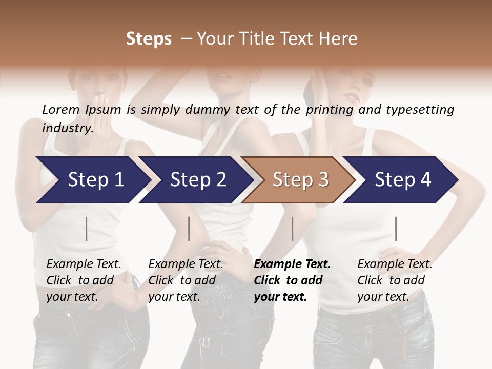 Face Teeth Casual PowerPoint Template