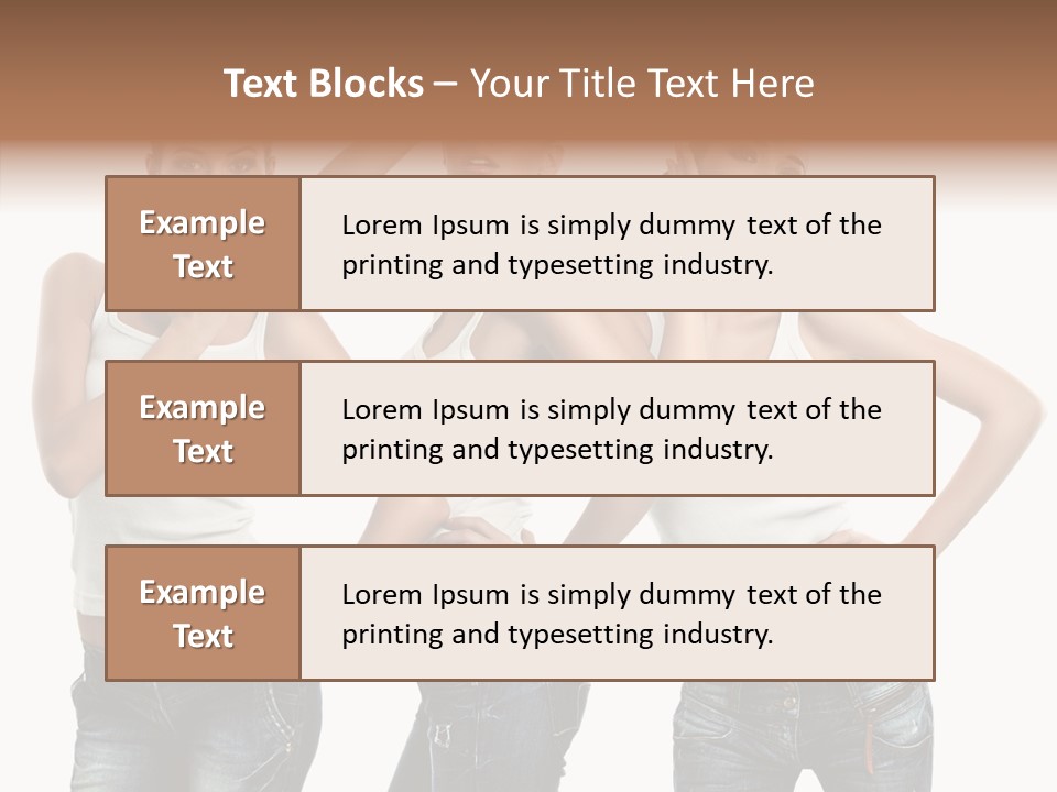 Face Teeth Casual PowerPoint Template