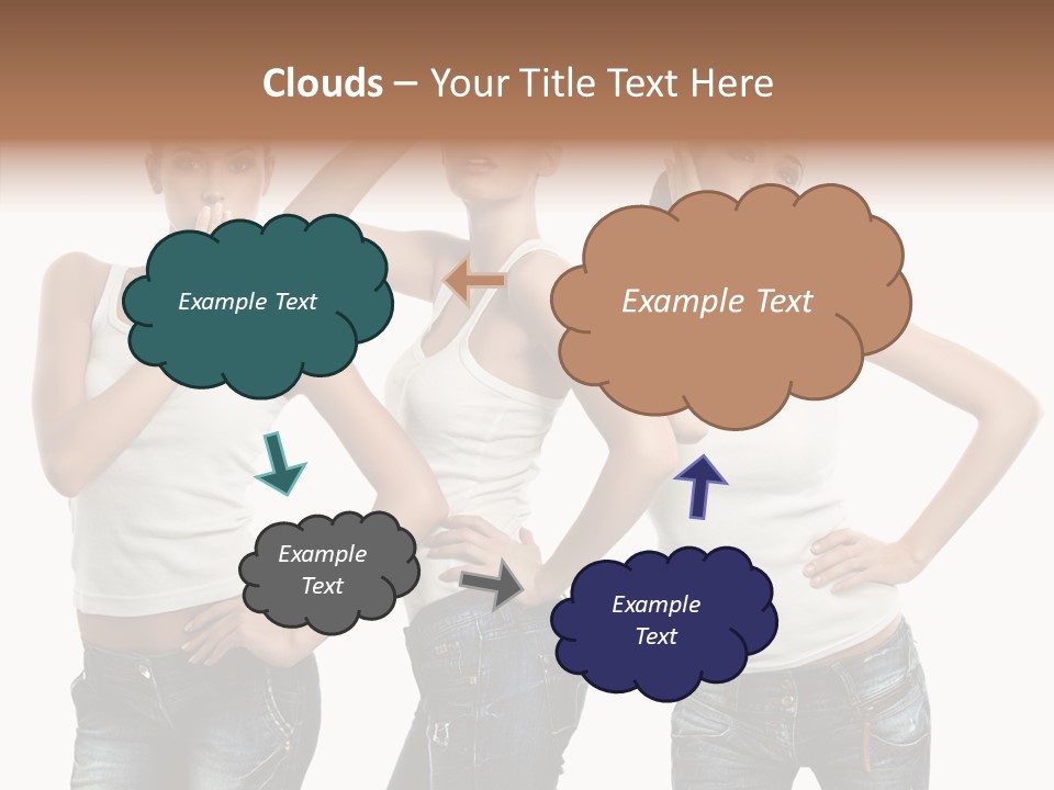 Face Teeth Casual PowerPoint Template