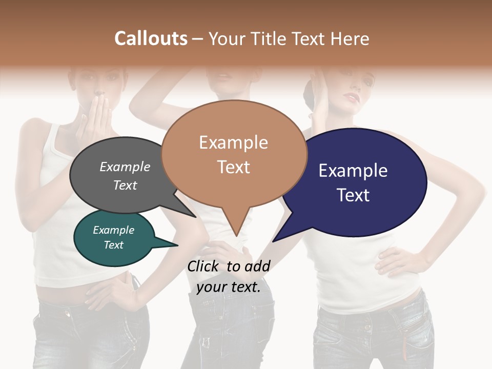 Face Teeth Casual PowerPoint Template