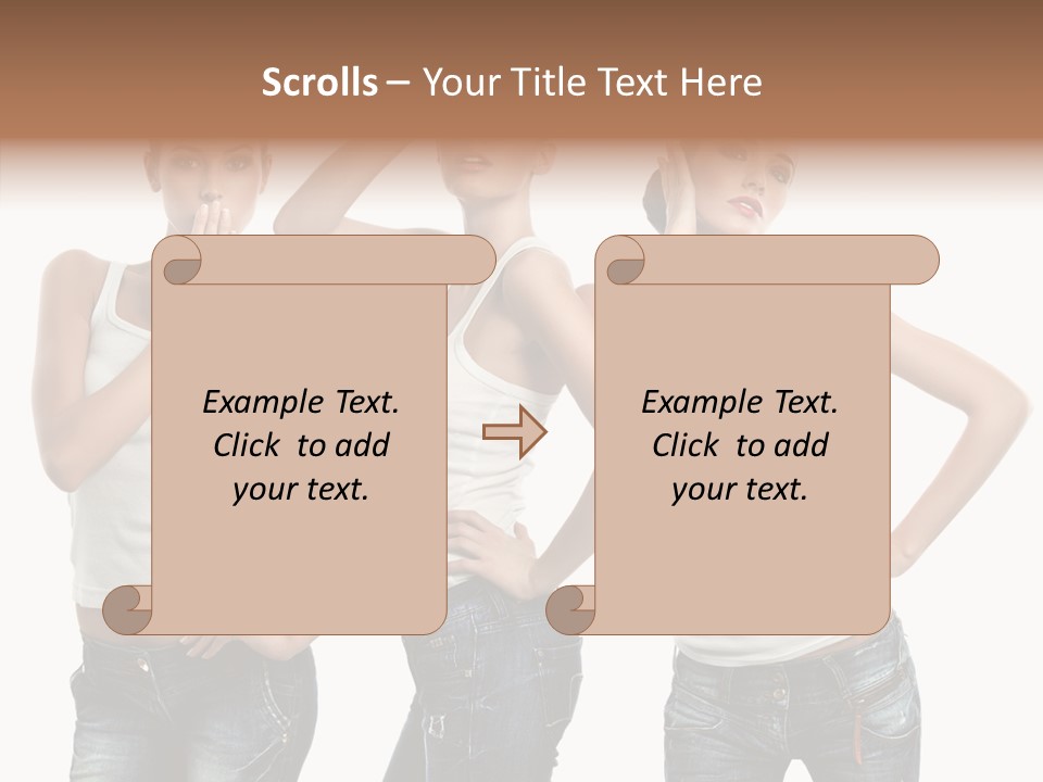 Face Teeth Casual PowerPoint Template