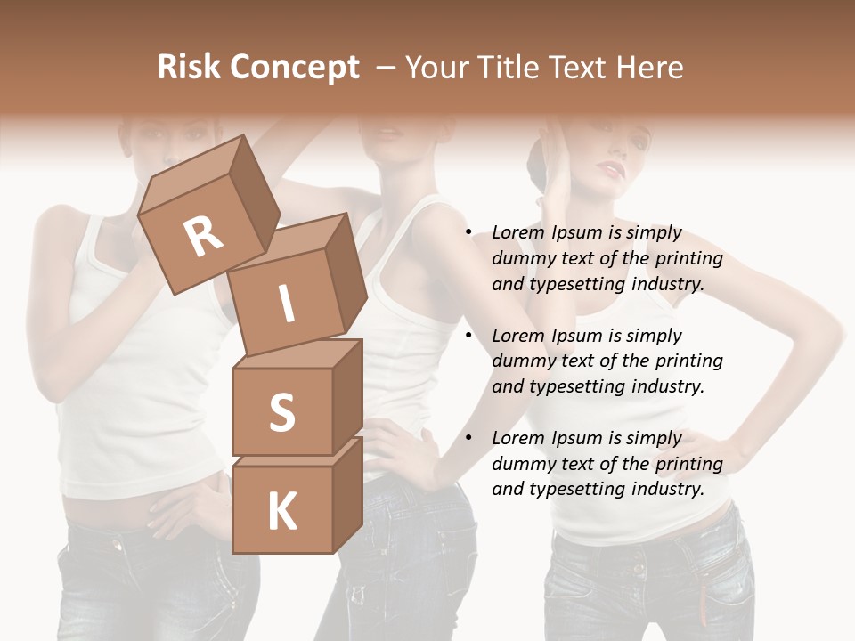 Face Teeth Casual PowerPoint Template