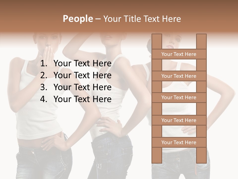 Face Teeth Casual PowerPoint Template