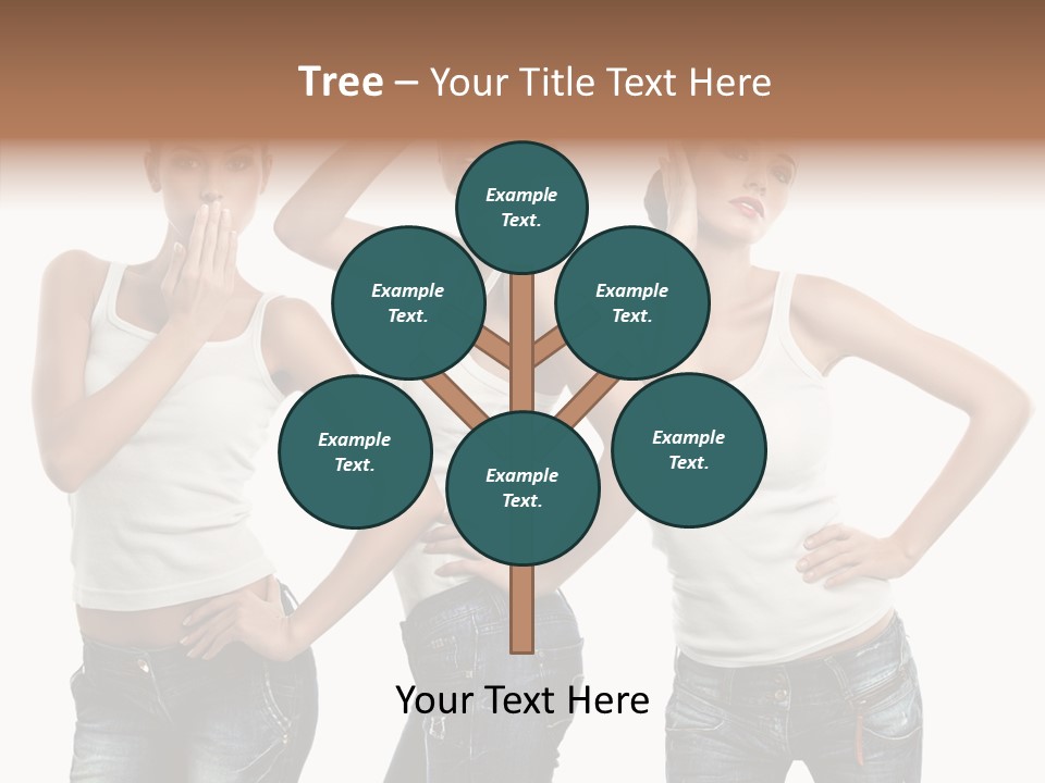 Face Teeth Casual PowerPoint Template