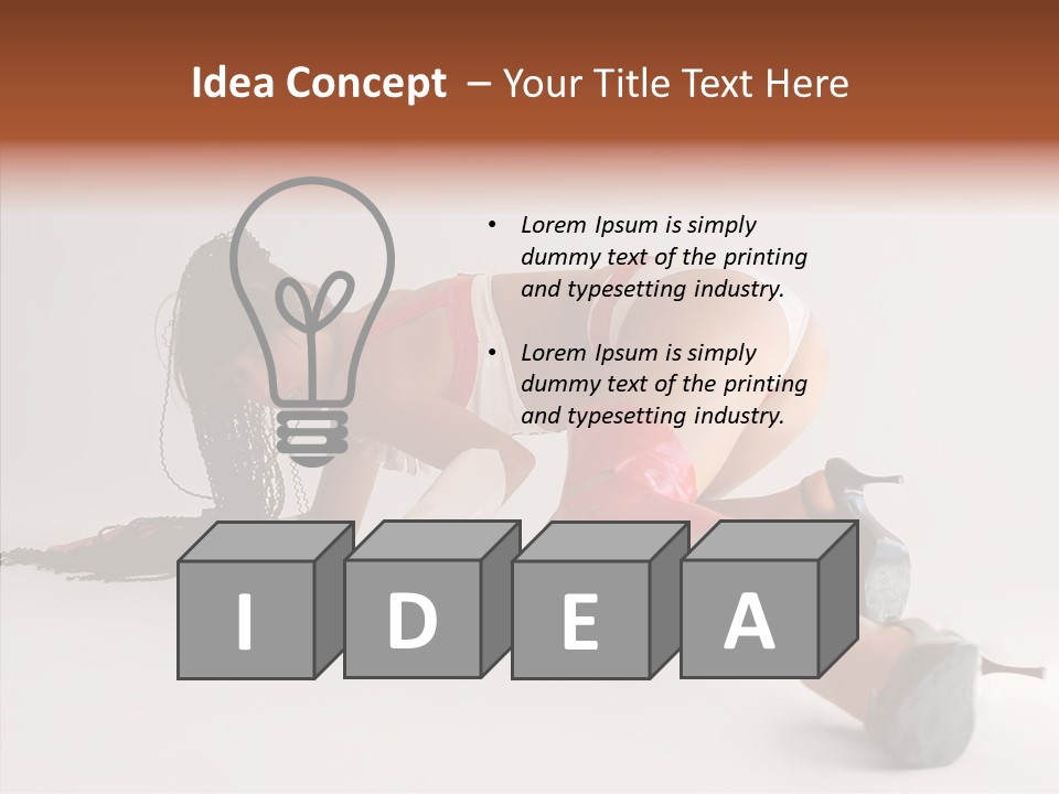 Illustration Graphics Tattoo PowerPoint Template