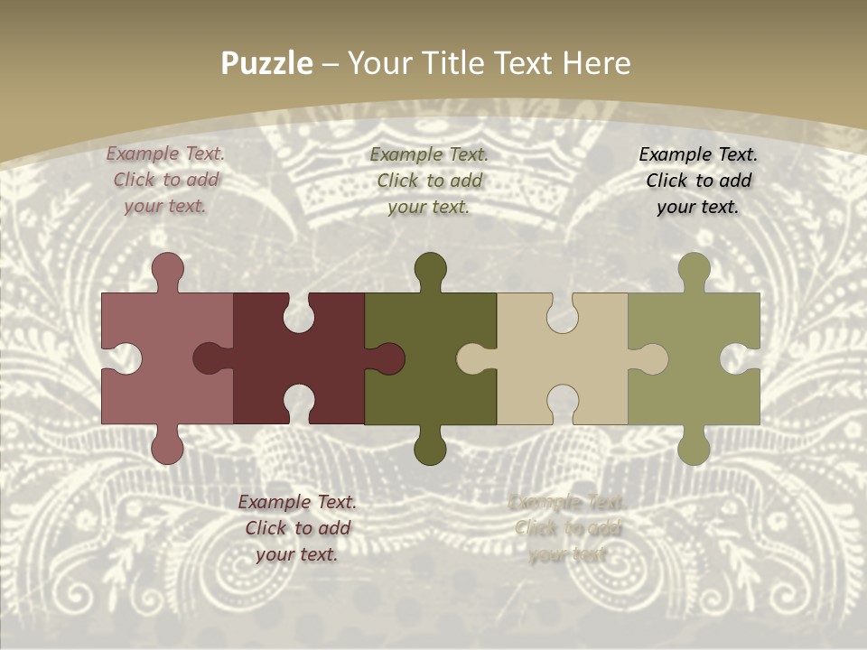 Illustration Graphics Tattoo PowerPoint Template