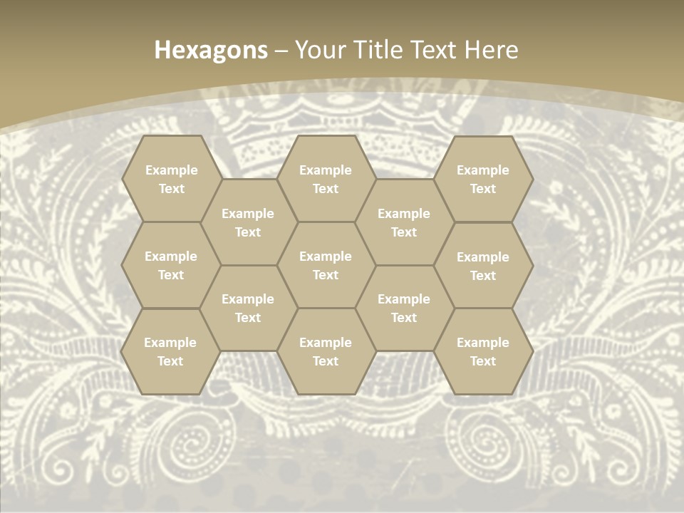 Illustration Graphics Tattoo PowerPoint Template