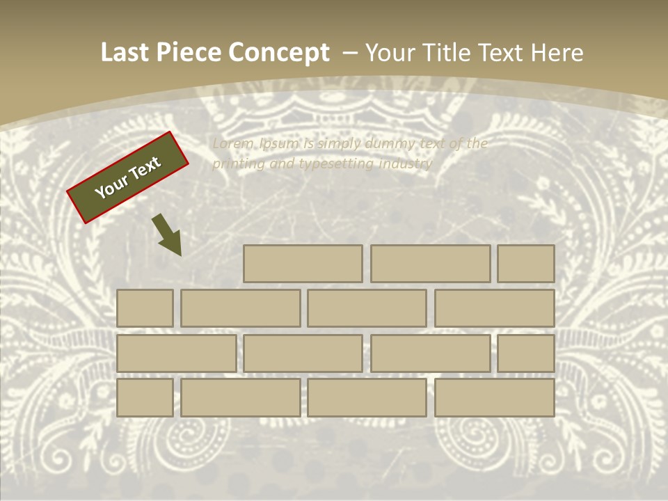 Illustration Graphics Tattoo PowerPoint Template