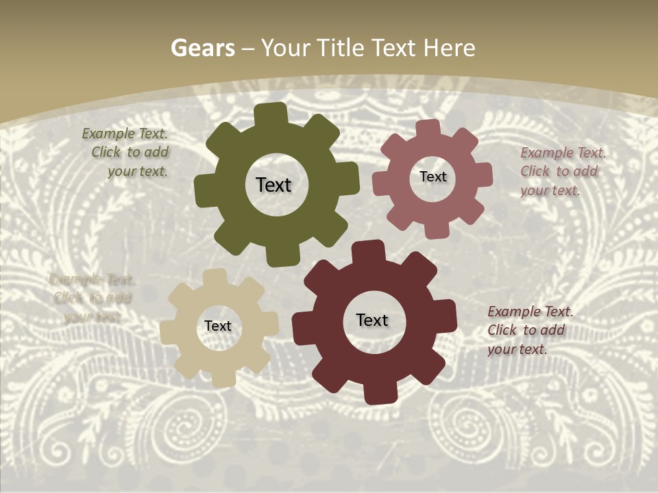 Illustration Graphics Tattoo PowerPoint Template