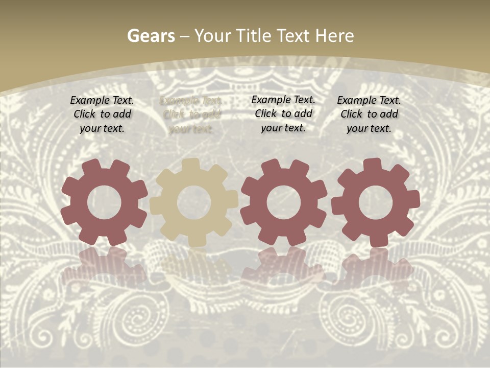 Illustration Graphics Tattoo PowerPoint Template