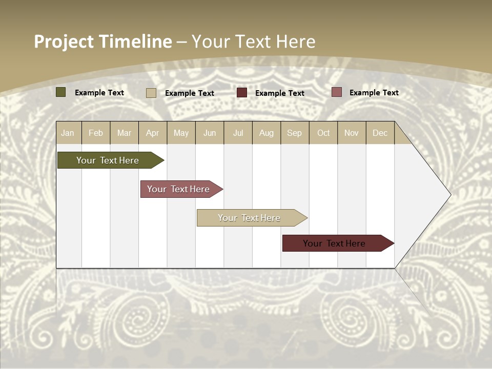 Illustration Graphics Tattoo PowerPoint Template