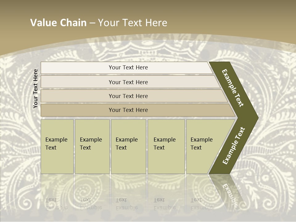 Illustration Graphics Tattoo PowerPoint Template