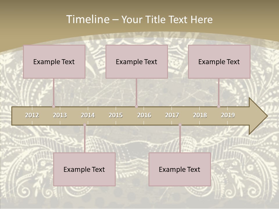 Illustration Graphics Tattoo PowerPoint Template