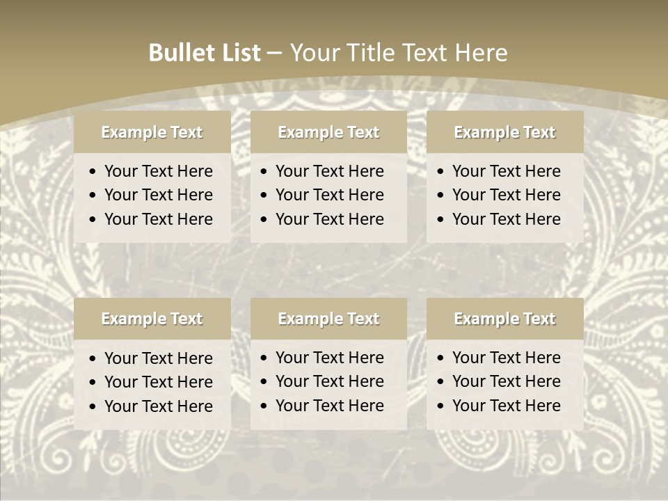 Illustration Graphics Tattoo PowerPoint Template