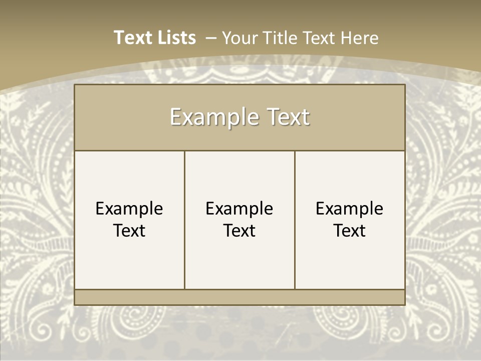 Illustration Graphics Tattoo PowerPoint Template