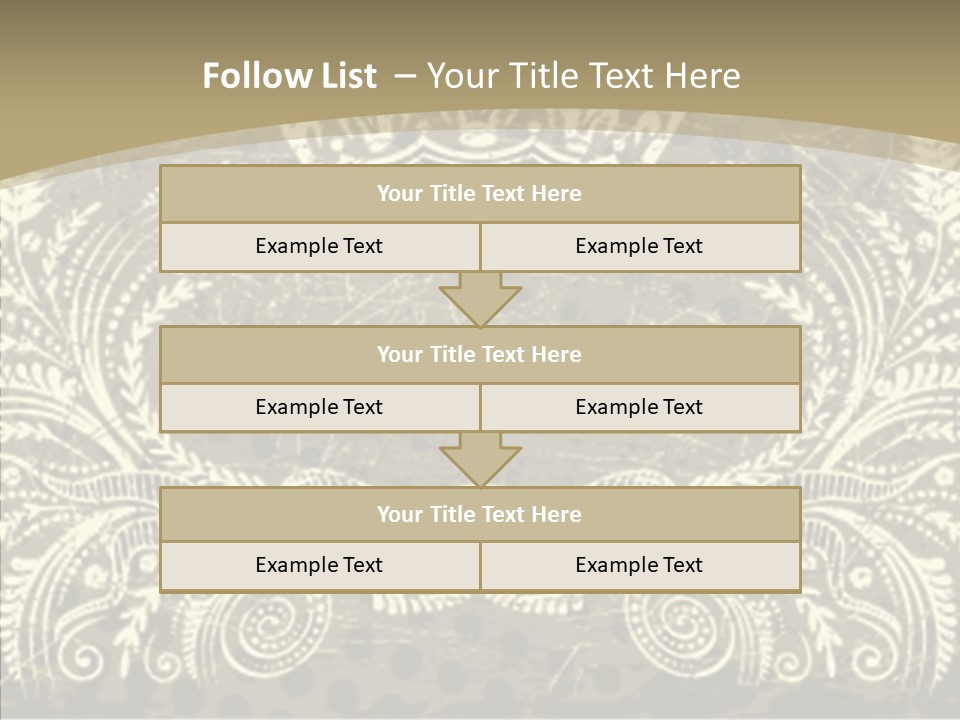 Illustration Graphics Tattoo PowerPoint Template