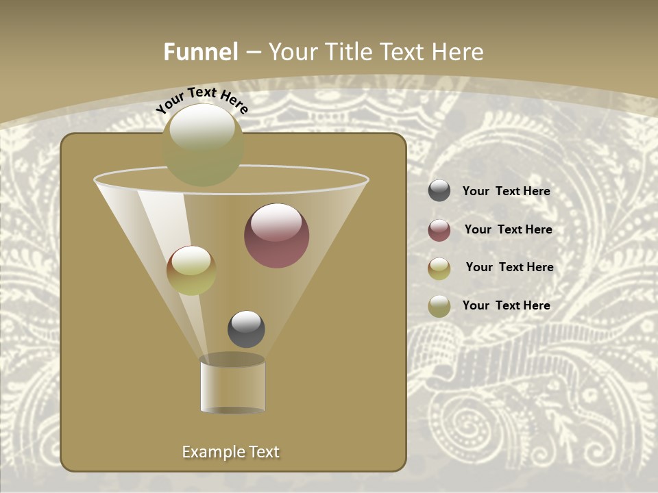 Illustration Graphics Tattoo PowerPoint Template