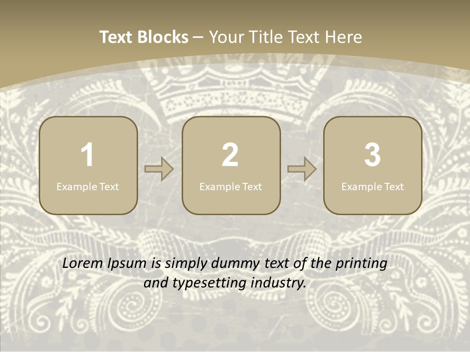 Illustration Graphics Tattoo PowerPoint Template