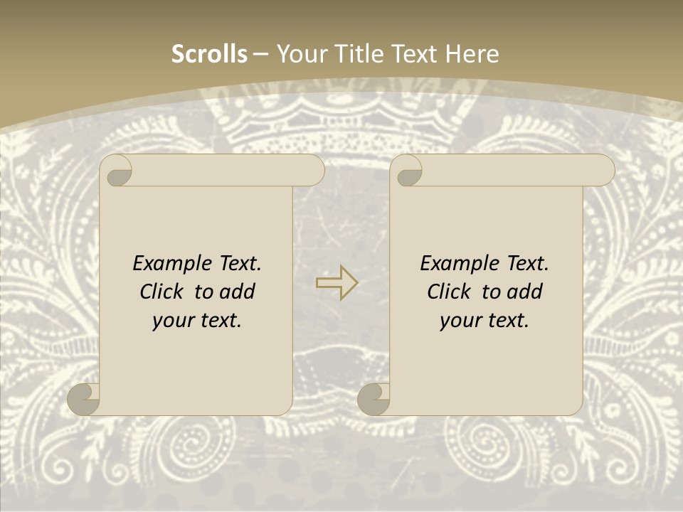 Illustration Graphics Tattoo PowerPoint Template