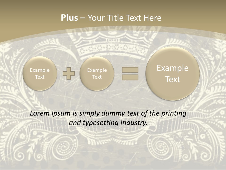 Illustration Graphics Tattoo PowerPoint Template