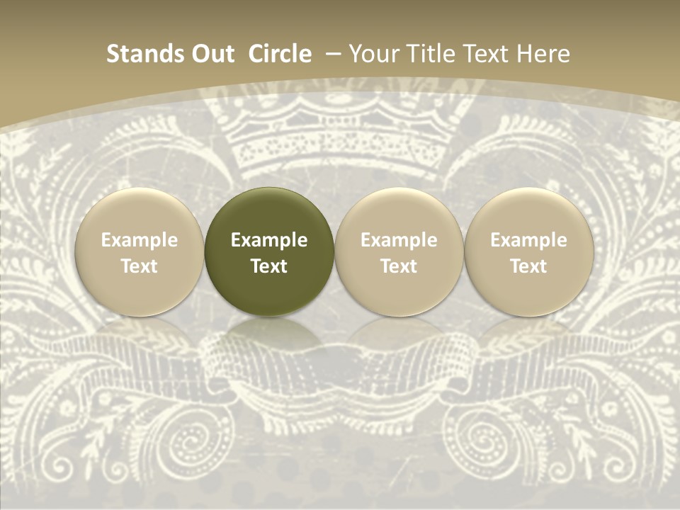 Illustration Graphics Tattoo PowerPoint Template