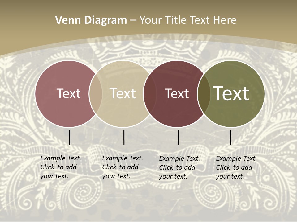 Illustration Graphics Tattoo PowerPoint Template