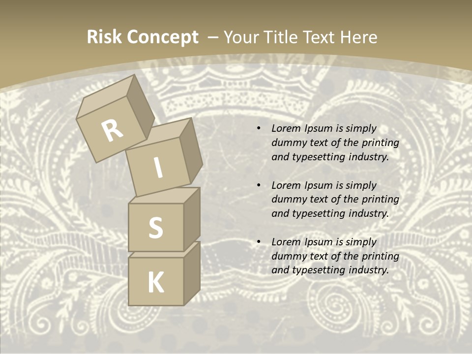 Illustration Graphics Tattoo PowerPoint Template