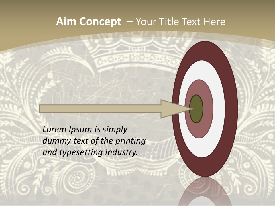 Illustration Graphics Tattoo PowerPoint Template