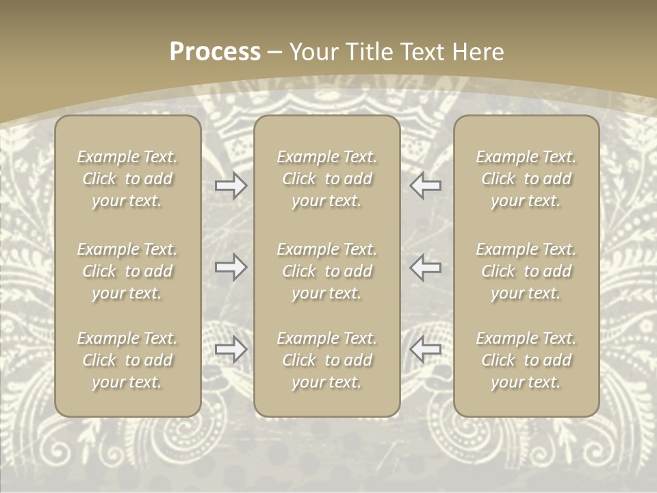 Illustration Graphics Tattoo PowerPoint Template