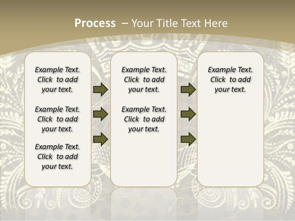 Illustration Graphics Tattoo PowerPoint Template