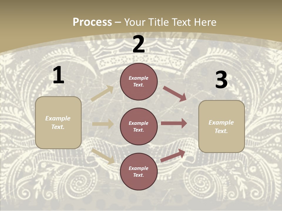 Illustration Graphics Tattoo PowerPoint Template