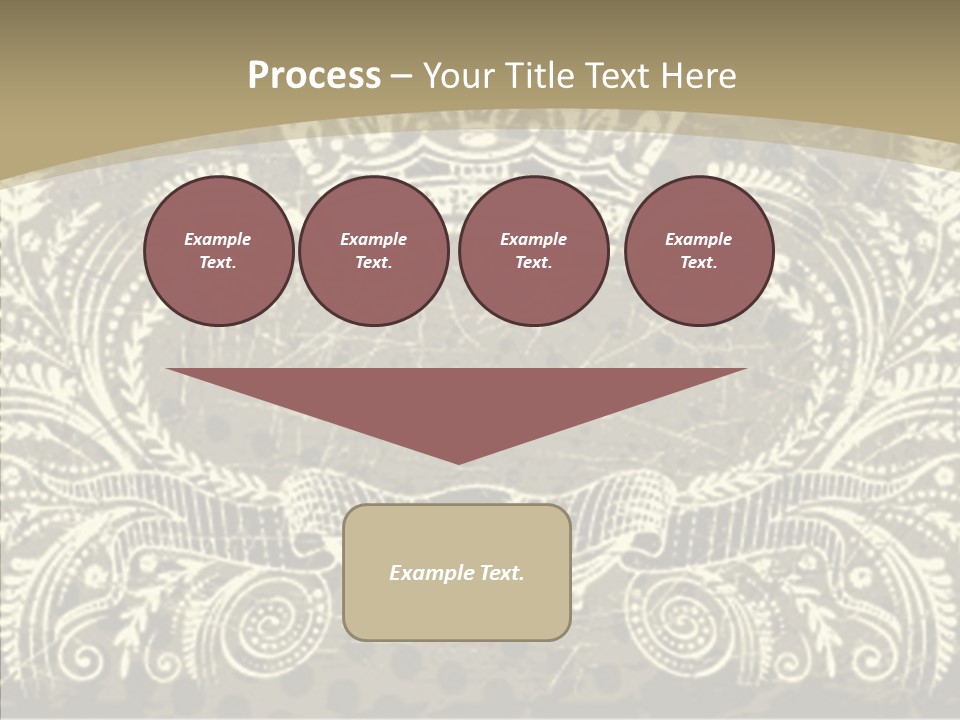 Illustration Graphics Tattoo PowerPoint Template