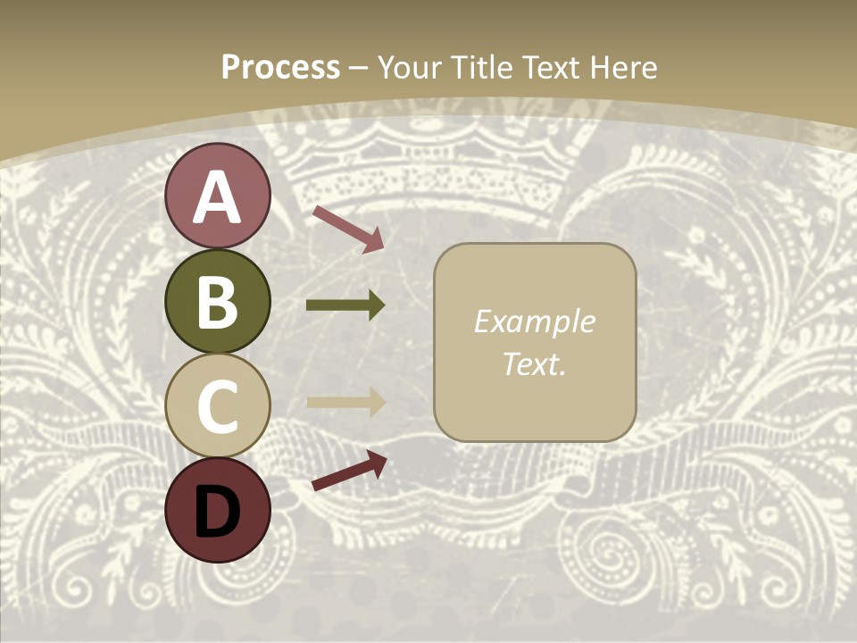 Illustration Graphics Tattoo PowerPoint Template