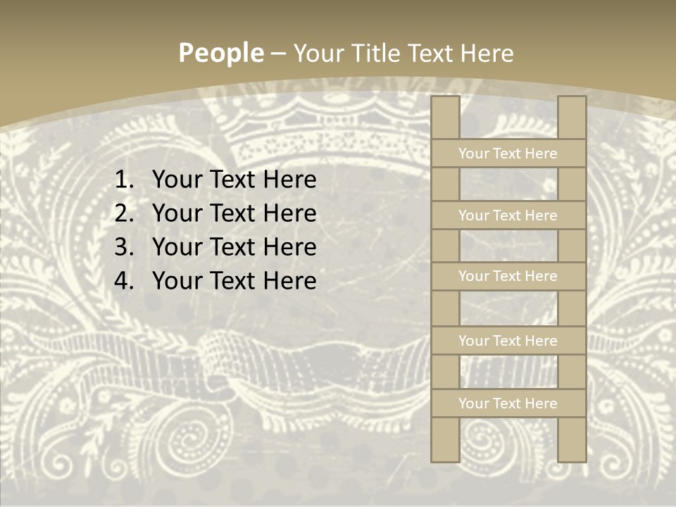 Illustration Graphics Tattoo PowerPoint Template