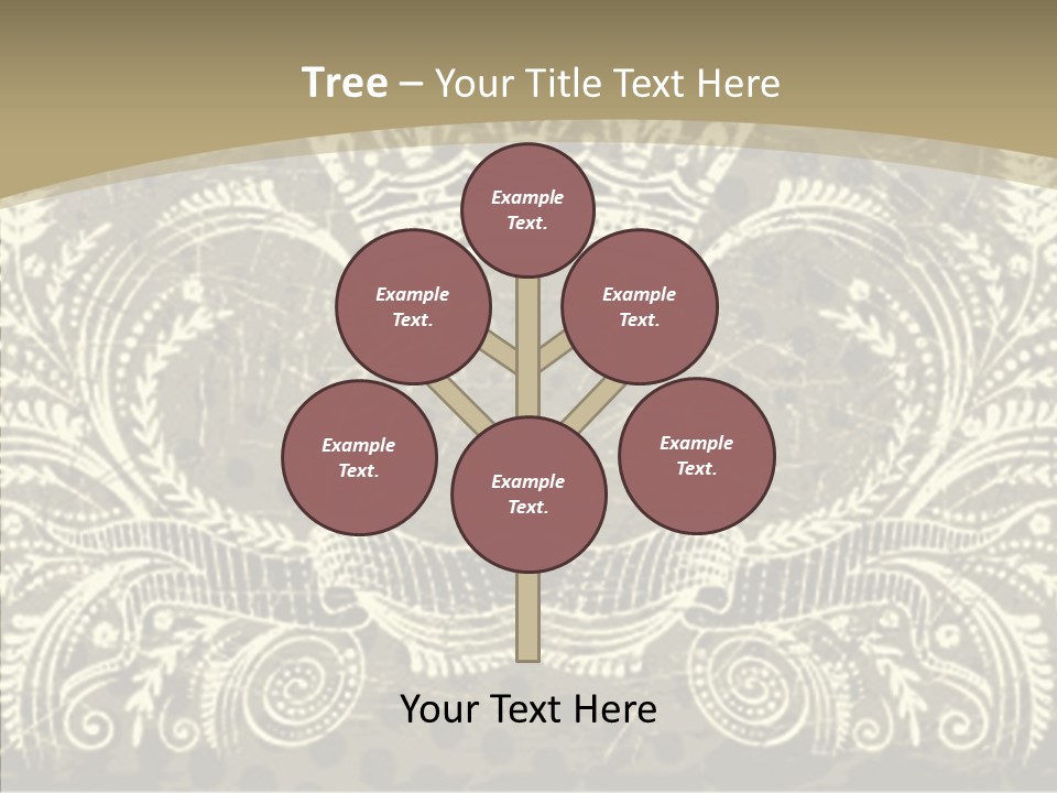 Illustration Graphics Tattoo PowerPoint Template