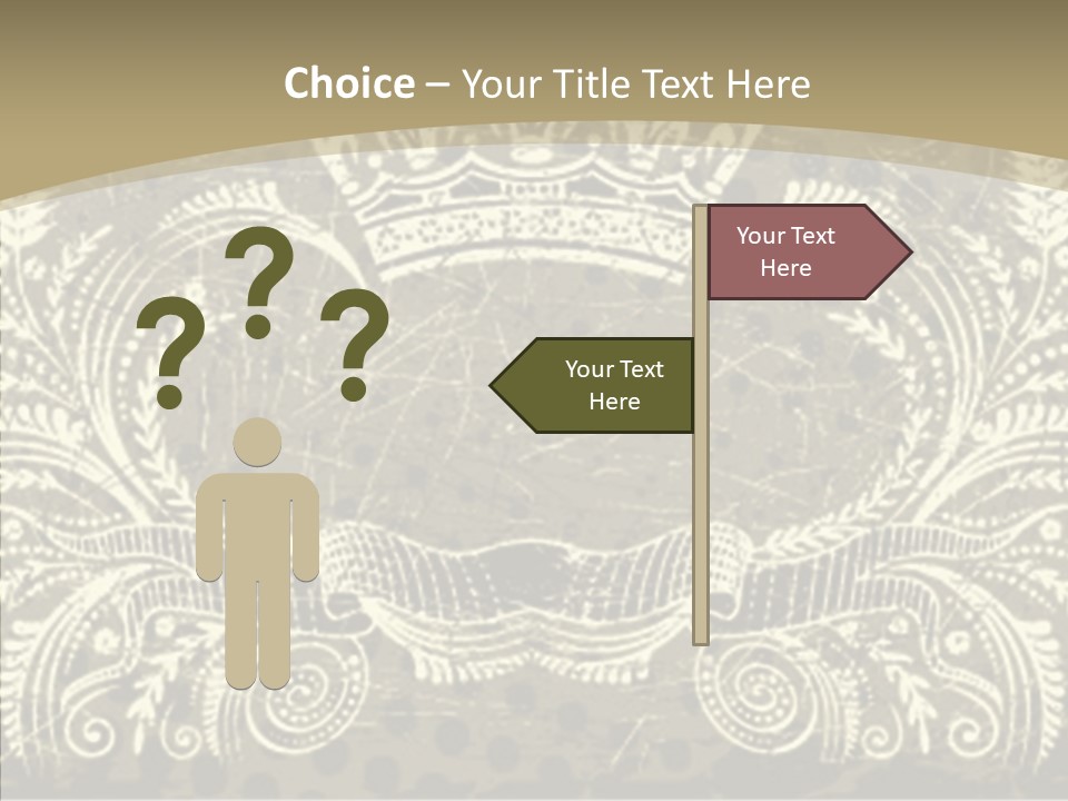 Illustration Graphics Tattoo PowerPoint Template