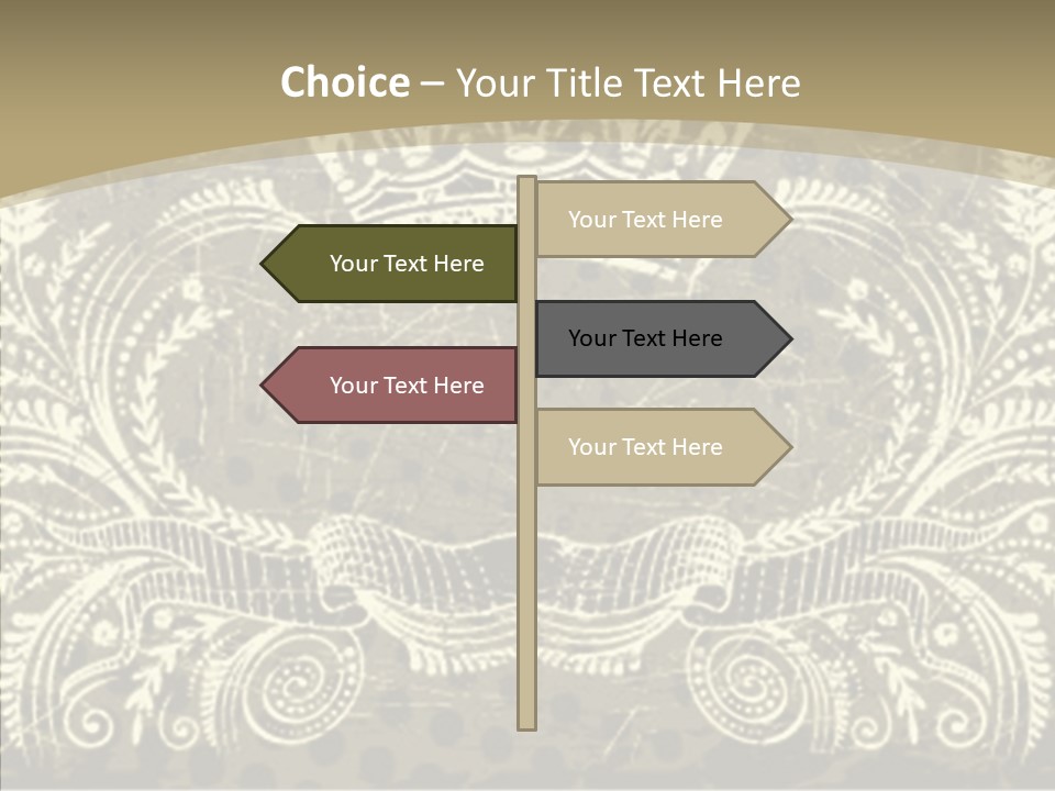 Illustration Graphics Tattoo PowerPoint Template