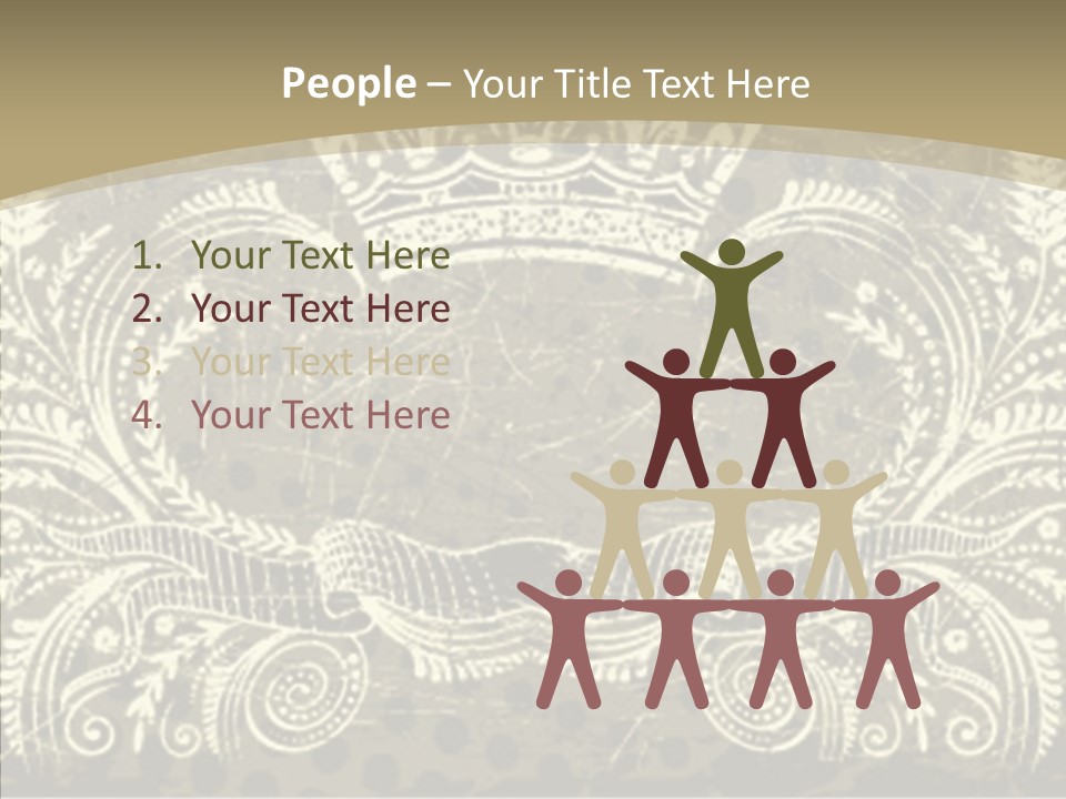 Illustration Graphics Tattoo PowerPoint Template