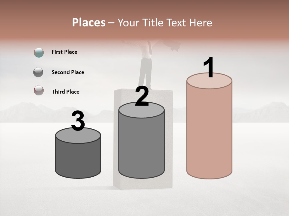 Competition Ascent Desert PowerPoint Template