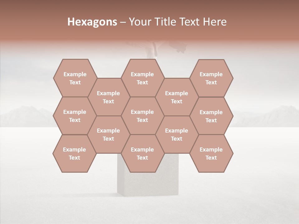 Competition Ascent Desert PowerPoint Template