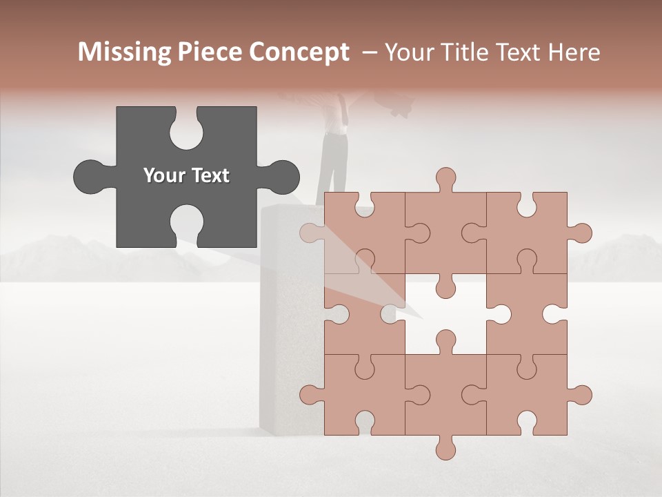 Competition Ascent Desert PowerPoint Template