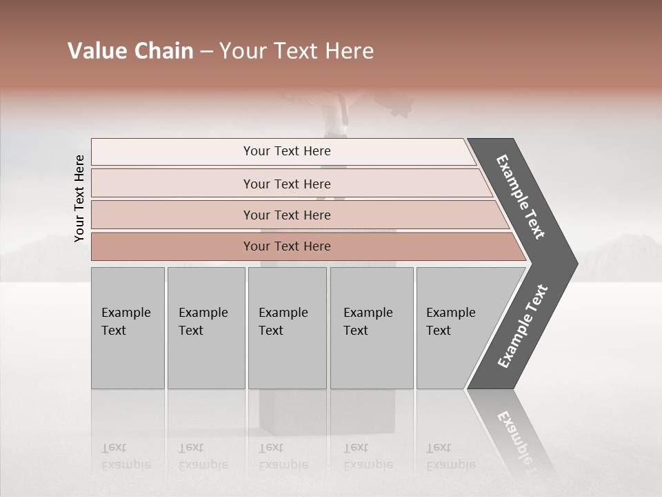 Competition Ascent Desert PowerPoint Template