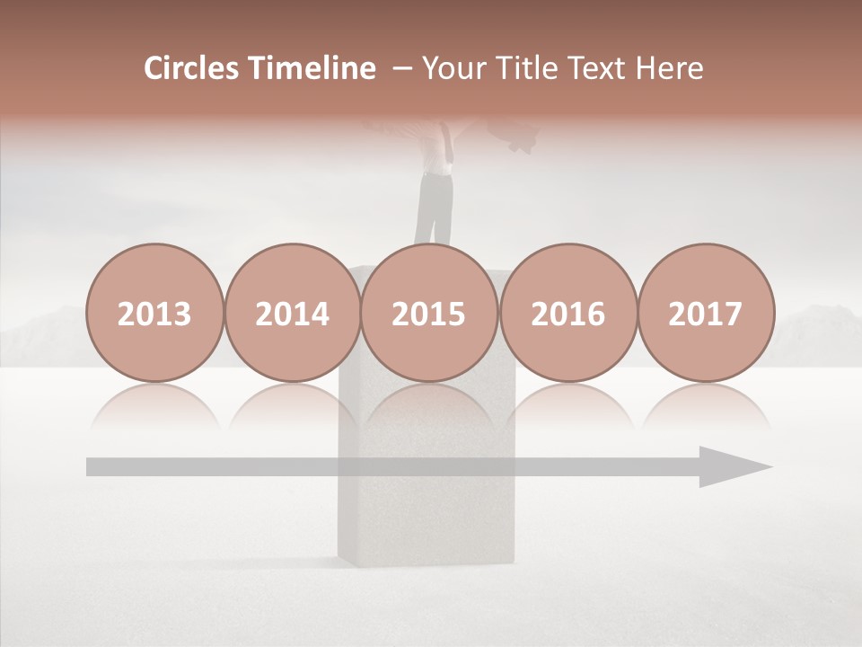 Competition Ascent Desert PowerPoint Template