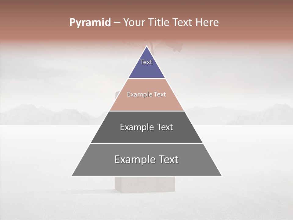 Competition Ascent Desert PowerPoint Template