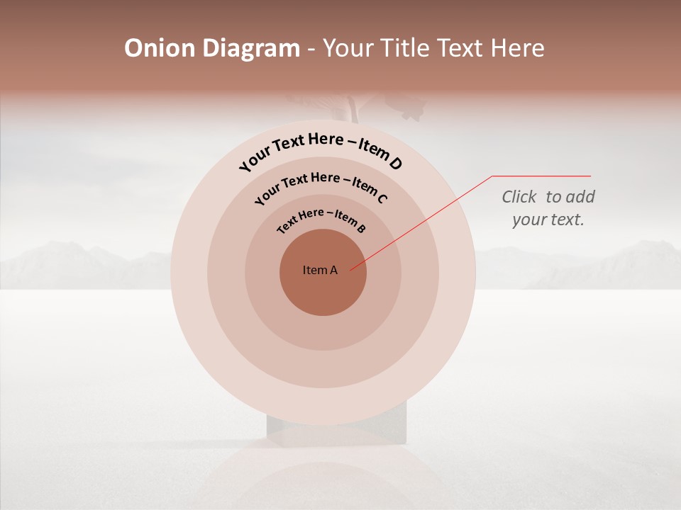 Competition Ascent Desert PowerPoint Template