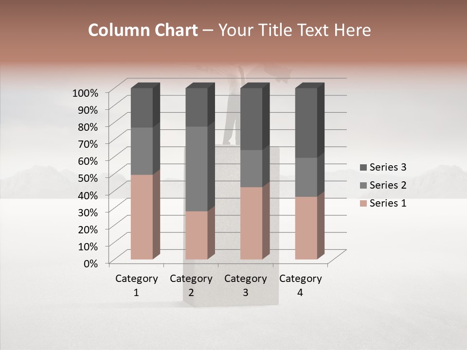 Competition Ascent Desert PowerPoint Template