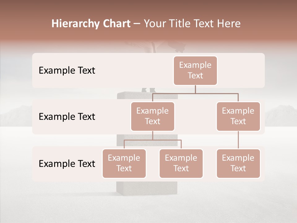 Competition Ascent Desert PowerPoint Template