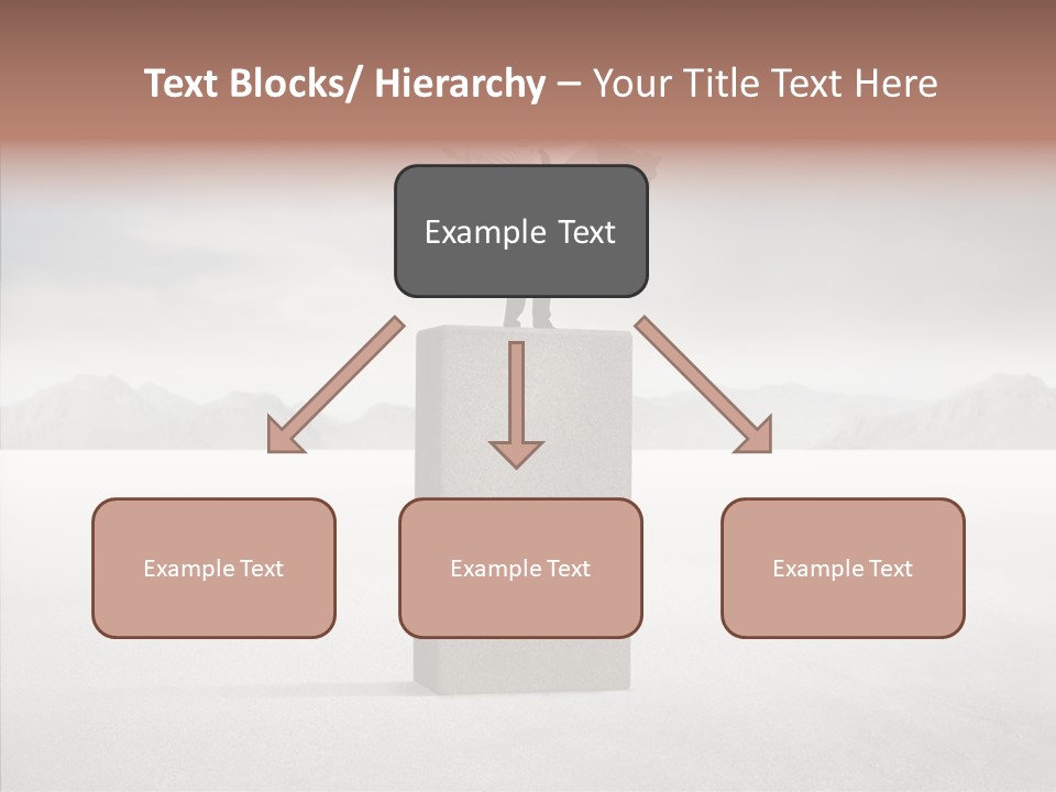 Competition Ascent Desert PowerPoint Template