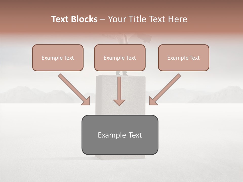 Competition Ascent Desert PowerPoint Template