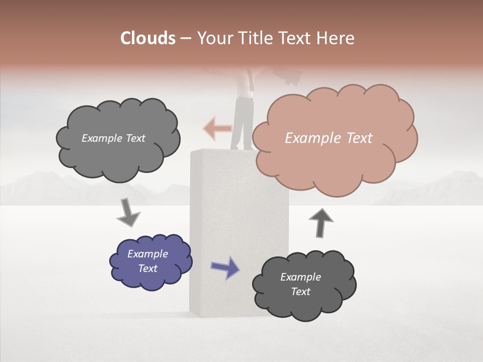 Competition Ascent Desert PowerPoint Template
